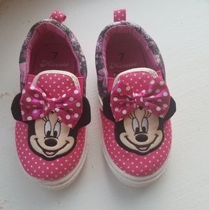 Minnie mouse toddler slip on shoes